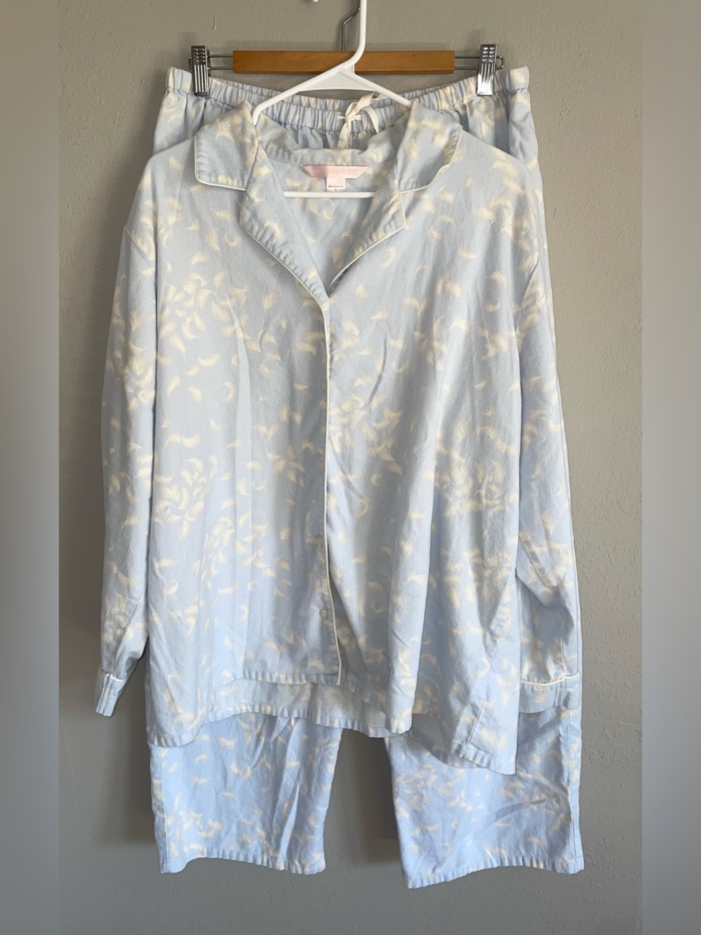 Victoria's Secret feathers Pajama Set vintage Y2K 2001